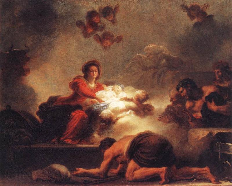 Jean-Honore Fragonard Adoration of the Shepherds Germany oil painting art